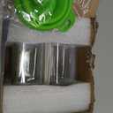 ComSaf Spice Jars with Shaker lids Adjustable, 4oz 6PCS, 9 DIY Labels, Spice Jars Trial Set & Supplement Set, Empty Ingredient Containers and Square Ingredient Bottles for Kitchen and Seasoning