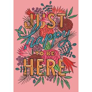 Buffalo Games - Gold - Happy Here - 300 Large Piece Jigsaw Puzzle