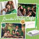 Eaasty 25 Sets St. Patrick's Day Gifts Four Leaf Clover Ballpoint Pens Irish Blessing Notebooks Saint Patricks Day Green Party Favors for Coworkers Staff Teacher Team Office Supplies