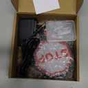 1 Pack Adjustable Garage Parking Sensor with LED Display  No-Drill Parking Aid for Cars, SUVs & Pickups, Set Stop Distance 6"6 ft, Battery or USB Powered (Black)