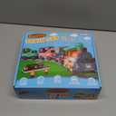 Train Set for Toddlers w/Smokes,Music & Lights - Electric Magnetic Choo Choo Steam Train Set with Tracks Truck Playset for Toddlers 1 3 5 6 Year Old Boys Girls Christmas Birthday Gift