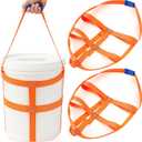 2 Pcs Bucket Sling with Bands for 5 Gallon Bucket Strap Harness Webbing Sling Lifting, 200lbs Capacity
