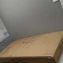 34" Folding Table, Portable Square Folding Card Table with Collapsible Legs & Carrying Handle, Plastic Tables for Camping,Picnic, Office, Party, White