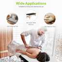 Massage Table Warmer Heating Pad Professional SPA Massage Bed Warmer with Timer, 9 Heat Settings, Overheat Protection for Massage Bed & Spa, Thickened & Soft Fleece, 30" x 71", with Face Hole