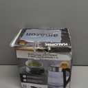 Kalorik Electric Kettle Featuring Glass Body 1750 Watts and Rapid Boil Cordless Serving with Auto Shut Off & Boil Dry Shut Off Protection, 1.7-Liter, Silver