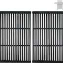 19" x 12 1/2" Cooking Grid for Brinkmann 810-2310-0, 810-2310-1, Cast Iron Cooking Grates for Charbroil Grill Grates Brinkmann Grill Replacement Parts for Charmglow
