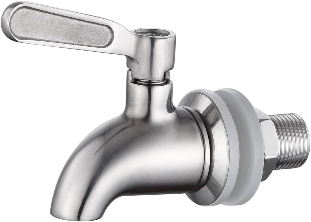 Beverage Dispenser Replacement Spigot,Stainless Steel Spigot for Water Dispenser,Drink Dispenser Replacement Faucet (1)