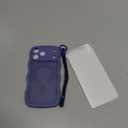 DOMAVER for iPhone 17 Pro Max Case for Women, 1X Screen Protector+1X Wrist Strap, [Compatible with MagSafe] [Full Camera Protection] Cute Wave Matte Phone Case for iPhone 17 Pro Max, Deep Blue