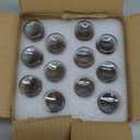 DIDITIME 12 Pack 2 oz Small Clear Glass Bottles with Lids & 2 Funnels - 60ml Boston Round Sample Bottles for Potion, Juice, Ginger Shots, Oils, Whiskey, Wellness Shots, Mini Travel Bottles (White)