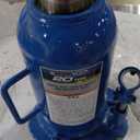 K Tool International XD63221 20 Ton Hydraulic Bottle Jack for Garages, Repair Shops, and DIY, 44,000 lbs. Capacity, Lift Range 9.6"-16.65", Heavy Duty Steel, Load-limiting/Bypass Valves, Blue