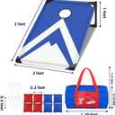 NZQXJXZ 3x2 ft Cornhole Board Set with 8 Bean Bags and Carrying Bag, Outdoor Toss Game Set for Kids and Adults, Portable Corn Hole Sets for Beach Lawn Backyard
