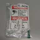 SmartSign "Warning - Audio & Video Surveillance On Duty At All Times" Bilingual Sign | 7" x 10" Aluminum