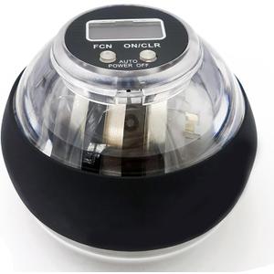 Wrist Trainer Ball, Torque Ball Hand Exerciser with Counter, Auto-Start Wrist Power Gyro Bal l with LED Lights for Strengthen Arms, Fingers, Bones and Muscles