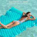 Jasonwell Floating Mat Pool Floats - Giant Inflatable Pool Float Lake Raft Lounge Floating Water Mat for Swimming Pool Floatie Lounger Beach Pool Party Toy for Adults & Kids (GR, XL)