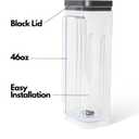 Replacement Water Reservoir For Keurig K-Slim Coffee Maker| Replacement Water Tank Is Exclusively for the Keurig K-Slim Coffee Machine (Black Lid)