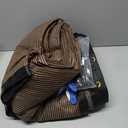 Privacy Fence Screen,with Gloves, 4X50FT Heavy Duty 220GSM 98% Blockage Privacy Screen Fence for Outdoor Wall Garden Yard Backyard (Brown)