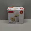 DASH Hot Air Popcorn Popper Maker with Measuring Cup to Portion Popping Corn Kernels + Melt Butter, 16 Cups - White