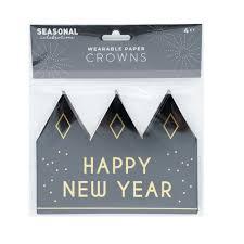 6 x NYE 2026 Paper Crowns 