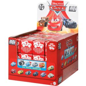 Mattel Disney and Pixar Cars Toy Die-Cast Mini Vehicle in Blind Box for Surprise with Character Car for Racing & Storytelling (Styles May Vary), GKD78, Pack of 4