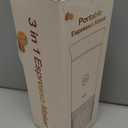 Zcyge Portable Coffee Maker Espresso Machine, Travel Espresso Maker, Cafetera Portatil Expreso with Small Tea Cup, Compatible with Ground Coffee & NS Capsule for RV,Car, Hiking, Camping Office