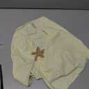 MakeMeChic Women's Swimsuit Coverup Beach Cover Ups Starfish Mini Skirt (Yellow, M)