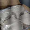 LemonRoad 16 Pieces Martin Gourds Wild Bird Lover's Purple Martin Gourd House 1.25" Entrance 8" Nest Chamber Plastic White Bird House for Outdoors Yard Garden Shepherd's Pole