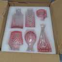 Pink Glass Bud Vases Set of 12, Mini Flower Vase for Centerpieces, Small Vases in Bulk for Wedding Decorations, Vintage Vase for Table, Home Dcor