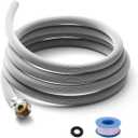 Dehumidifier Hose for Drainage 3/4" FHT, with Premium Brass Connectors (6FT)