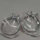 3.5 Inch Exhaust Clamp,3 1/2 In Butt Joint Exhaust Muffler Pipe Band Clamp Sleeve Coupler Stainless Steel(2PCS)