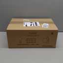 Globe Milk Glass Wall Sconce - Small 7 Inch Modern Round Lighting Fixtures, Mid Century Art Deco Indoor Ball Light, For Bedroom Bathroom Vanity Mirror Living Room Hallway Kitchen Bedside Mount Lamp (1 Pack)