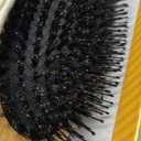 Premium Boar Bristle Hair Brush for Thick Hair Set. Hairbrush for Women With Thick, Long or Curly Hair. Restores Hair's Shine and Health. Comb, Travel Bag & Spa Headband Included (Medium)