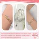 PATIKIL Long-Tailed Alligator Clamp, 8 Pcs 5.3 inch/135mm Metal Wire Alligator Clamp Beadable Alligator Photo Clips for Picture Note Menu Memo DIY Decor Crafts, Silver