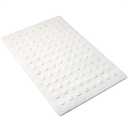Style Selections Style Selections Rubber Bath Mat White