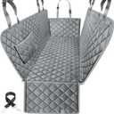 URPOWER Dog Car Seat Cover for Pets 100% Waterproof Seat Cover Hammock 600D Heavy Duty Scratch Proof Nonslip Durable Soft Back Seat Covers for Cars Trucks and SUVs (Standard - 54" Length, Grey)