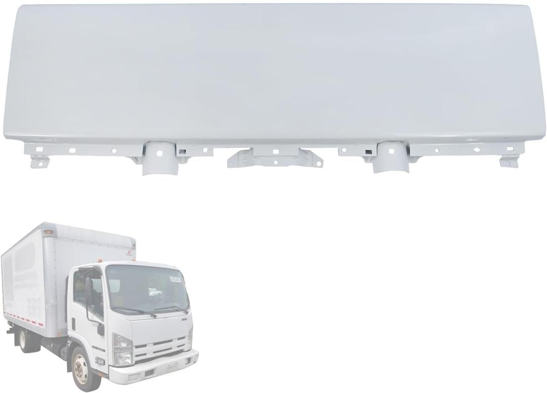 Front Panel Compatible with Isuzu NPR/NQR/NRR 2008 2009 2010 2011 2012 2013 2014 2015 2016 2017 2018 2019 2020 2021 2022 2023 Replace 98049316 Steel White