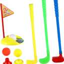 Garneck Kids Golf Toy Set Plastic Clubs for Toddlers 1-3 Early Educational Mini Golf Set for Indoor Outdoor Play