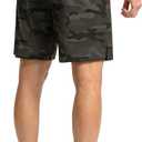 Soothfeel Men's Running Shorts with Zipper Pockets 9"/ 7"/ 5" Lightweight Basketball Gym Workout Athletic Shorts (L)