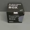 Electric Lunch Box for Men, 1L/34oz 100W Portable Food Warmer Leak-proof Food Heater for Adults 12V/24V/110V for Car/Truck/Office/On-the-Go Travel Black