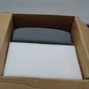 Dog Stairs for Bed, Extra Wide 5-Step Dog Steps for High Bed, High-Density Foam Pet Stairs with Non-Slip Removable Washable Cover for Small Pets, 23" H, Grey