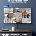 REOLINK 36CH Network Video Recorder for Home Security Camera System, No PoE Port, Requires Reolink PoE Switch, Integrated O/I Alarm System, Up to 48TB Storage, No HDD Included, RLN36