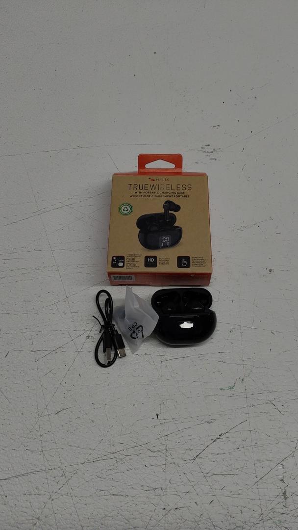 Helix True Wireless Buds Digital Read Black