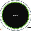 Zoomster Replacement Jumping Mat, Fits 15 ft Round Trampoline Frame with 96 V-Hooks, Using 7" Springs 160" Premium Trampoline Mat (Spring not Included)