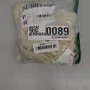 SUBRTEX Stretch Couch Arm Covers Set of 2, Checkered Sofa Arm Slipcovers, Anti-Slip Armrest Covers for Recliner and Armchairs, Pet Proof, High Stretchy, Hook & Loop Tape, Ivory