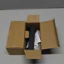 Probrico Matte Black Half Dummy Levers, Square Non-Turning Door Knobs for Left or Right Handed Doors, Interior Keyless Door Handle for Closet or Pantry (2 Pack, Single Side)