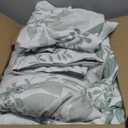 Bedsure Comforter Set Full Size - Cute Floral Bedding Comforter Set, 3 Pieces, 1 Soft Reversible Sage Green Botanical Flowers Comforter and Pillow Shams