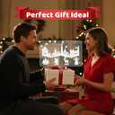 Christmas Centerpieces for Tables - 5 Pcs Wooden Christmas Table Decor with Foldable Church, Santa, Snowman, Reindeer, Tree for Mantel, Shelf, Xmas Tabletop Decorations (White)