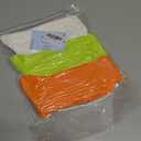 Women's Neon Scrunch Crew Socks 80s 90s Retro 3-Pack Cotton Stacked Boot Calf Cozy Ribbed Slouchy Socks Size 5-10 (1-white/Neon Green/Neon Orange)