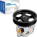 Power Steering Pump with Pulley Fits for Toyota Tundra 2000-2006, Sequoia 2001-2007 4.7L V8 Automotive Replacement Power Steering Pumps replaces 443100C030, 443200C020, 443200C030,21-5264