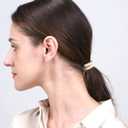 Hair Ties for Women Girls, Funtopia 30 Pcs Elastics Hair Bands Ponytail Holders for Thick Hair, No Damage No Crease Hair Elastics (Black/Brown/White/Beige/Coffee) (1.Neutral)