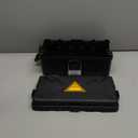 Hrensaw Medium Outdoor Electrical Box(10.6x5.5x4.5inch),Weatherproof Connection Box w/6 Cable Entry,IP54 Waterproof Extension Cord Cover Protect Power Strip,Timer,Plug,Holiday Lights,Black